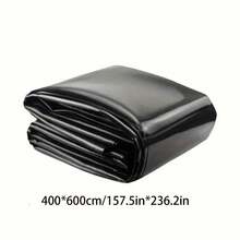 Lona impermeable negra de alta resistencia, estera de revestimiento de estanque prefabricada suave y duradera adecuada para estanques, cascadas, jardines, fuentes y patios - A - Ver 11