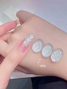 莉亚小姐 1-6 15ml 春夏美甲梦幻婚纱钻石系列凝胶指甲油 美白百搭流行闪粉钻石指甲油 UV LED固化 可浸泡 半永久 适合美容院美甲沙龙套装 DIY 家居 节日派对 女士礼物 美甲用品 - 彩色 - 查看 14