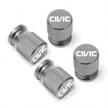 5pcs Metal Mesh Valve Protection Components, Valve Caps, Offered Compatible With Civic Car Accessories - A - View 9