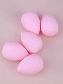 5个装干湿两用化妆海绵粉扑，水滴形化妆海绵 - 粉色 - 查看 7