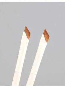 White Upgraded Precision Angled Eyebrow Eyeliner Makeup Brush, Ultra Thin Soft-Tipped Detailed Brush, Eyebrow Brush, Eyeshadow Brush, Brush,Giveaways - White - View 6
