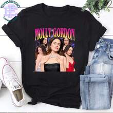 Molly Gordon Pirate T-Shirt, The Bear TV Series Fan T-Shirt, Y2K Graphic Pirate T-Shirt, 90s Celebrity Collage T-Shirt, Pop Culture Gift T-Shirt - 黑色 - 查看 1