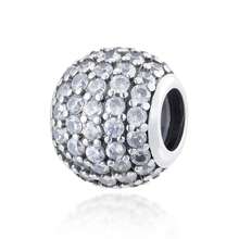 1pc Cubic Zirconia Silver Plated Charm Beads Set For Bracelet DIY Jewelry - Multicolor - View 9