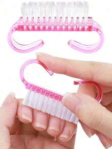 5 Pieces Per Set. Nail And Foot Care Set, Professional Nail Set, Nail Care Tools, Double-Sided Disposable Nail Files, Wooden Dead Skin Pusher, Nail Cleaning Tools, Nail Sticks, Nail Brush - Suitable For Professional And Home Nail Artistry - Multicolor - View 9