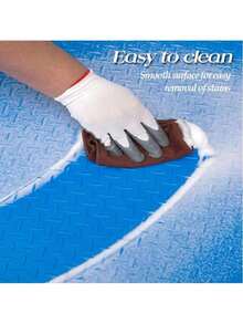 1 pieza Alfombra de escalera de piscina de PVC, 9x24/9x35.4/35.4x35.4 pulgadas, antideslizante y duradera, alfombra de escalera de piscina de verano, adecuada para escalera de piscina - A - Ver 8