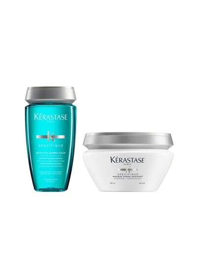 Kérastase [Bundle] Specifique Bain Vital Dermo Calm Shampoo 250 Ml + Masque Hydra Apaisant Hair Mask 200 Ml