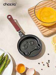 1 chảo chống dính hình mặt thú nhỏ 4/5 inch, thích hợp cho việc nấu nướng trong nhà bếp. - Chảo - Xem 7