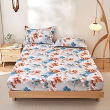 3件套3D立体印花卧室床单套装（1张床单+2个枕套），亲肤面料，含枕套，不含枕芯，家用床上用品套装，可机洗 - 桔然之間 - 查看 14