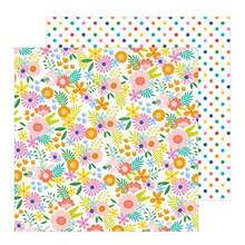 Pebbles 734100 Summer Bouquet - Papel para manualidades diseño de flores multicolor - como en la foto - Ver 6