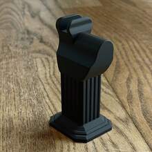 Creative 3D-Printed Roman Column Eyeglass Holder Crafted From Premium Photopolymer Resin, This Elegant Column-Style Holder Features An Ivory-White Finish With Intricate Grooved Detailing. Its Smooth Surface And Refined Texture Make It A Stylish Desktop Accent While Securely Holding All Types Of Eyeglasses And Fashion Glasses. - A - View 3