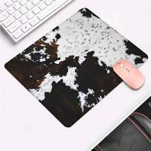 1pc Cowhide Print Large Gaming Mouse Pad,Western Style Extended Desk Mat,Office Desk Accessories Non-Slip Stitched Edge Computer Mat,Rubber Base Laptop Keyboard Pad For Home Office & Gamer,Durable And Spill-Resistant - View 5