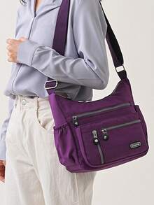 新款单肩斜挎包男士包时尚双肩包尼龙男士包 - 彩色 - 查看 8