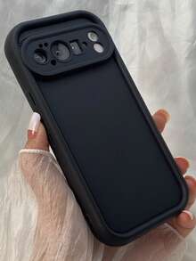 対応 GooglePixel 8a 9A Pixel 10 かわいい Pixel 8 9 10 Pro 対応 電話ケース エンジェルアイズ TPU ソフトケース、ドーパミンカラー、シンプル、滑り止め、落下防止、厚みのある保護 - ブラック - チェックする 7