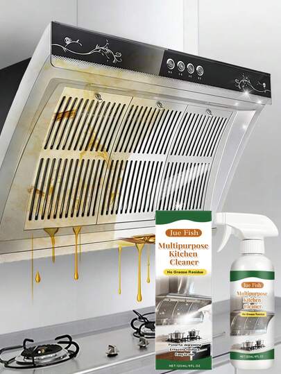 منظف شفط المطبخ، منظف شحوم قوي، مناسب للمطبخ المنزلي والمطاعم وبقع الزيت والأوساخ العنيدة