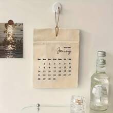 1pc/2027 Calendar Ins Style Calendar Wall Decoration Room Decoration, Minimalist Home Desktop Desk Calendar Decoration - A - View 7