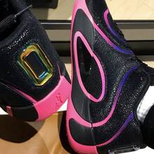 Nike Men's Jordan Tatsum 4 Leapf Basketball Shoes - Black/Pink - View 10