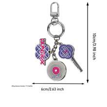 1pc Netflix Official Licensed Party Keychain Gift Bag Clip   Derpy With Sussie Keyring Backpack Decorative Keychain Versatile Commuter Key Charm Portable Key Organizer Soothing Little Accessory Creative Personalized Anti-Loss Keychain Party Supplies Birthday Gift - A - View 6