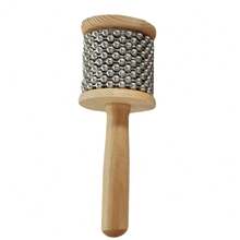 Cabasa Instrument Hand Shaker Wooden Cabasa Instrument Musical Toy For Music Education With 3 Sizes PJS9 - Mint Green - View 8