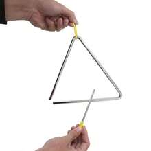 IRIN 6/8 Inch Musical Triangle For Children, Percussion Instrument, Musical Light-Up Toy For Kids, Orff Instruments UR9I - White - View 4
