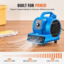 Soffiatori - 1300 giri/min, 100 W - Visualizzare 3