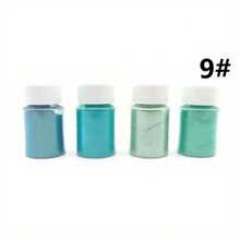 4瓶/套 珍珠云母粉、环氧树脂染料、DIY珠宝工艺材料、树脂浇铸模具 - 4色/套 - 查看 13