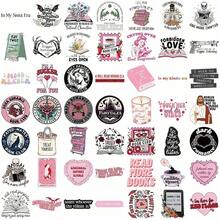 Romantic Book Stickers, A 50-Person Book Sticker Pack For Adults, Women And Teenagers, With Stickers For Pad, E-Book Readers, Laptops, Magazines, Scrapbooks And Magazines, School Supplies, Back To School - 多色 - 查看 2