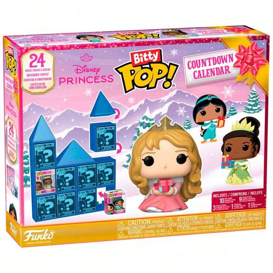 POP! Disney Princess Bitty POP! Advent Calendar Countdown 24 Days - 9cm Collectible Vinyl Figure - 10 2.3cm Minifigures - Officially Licensed Product - R... - Option 2 - View 1