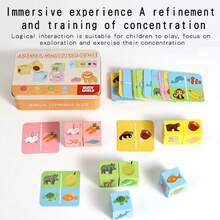 Pattern Matching Game, Early Education Children's Cognitive Puzzle, Parent-Child Interactive Tabletop Game For Boys And Girls - Multicolor - View 2