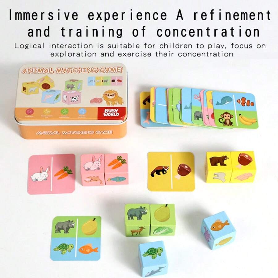 Pattern Matching Game, Early Education Children's Cognitive Puzzle, Parent-Child Interactive Tabletop Game For Boys And Girls