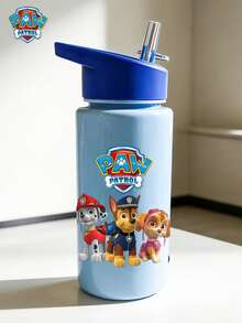 Paw Patrol 1个500毫升可爱图案水瓶，带吸管，防漏防震，适合户外运动、旅行、野餐、徒步、露营、居家、办公、学校等场合，可作为生日、圣诞节、万圣节、情人节、感恩节、毕业礼物送给她、他、同学、家人、朋友。 - 彩色 - 查看 14