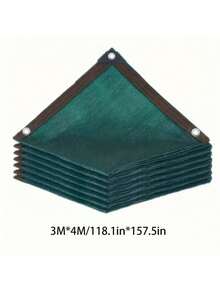 Thickened PVC Privacy Protection Screen Net, Adjustable Indoor And Outdoor Privacy Barrier With Holes And Stands For Wall, Garden, Balcony, Yard, Non-Climbable Grid, Outdoor Fence Privacy Screen Net - 1 Dark Green - View 22