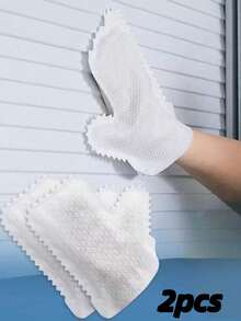 Pacote com 10/30 pares de luvas de limpeza de microfibra supermacias - Multiuso para uso seco e úmido, fáceis de limpar cozinha, sala de estar, quarto, carro, móveis e janelas. Luvas de limpeza descartáveis de tecido não tecido. Luvas para tirar pó e limpar a casa. - A - Ver 9
