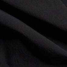 Adidas Pantalones cortos rectos de mujer con cierre de cremallera, de tela ligera, para primavera/verano - Negro - Ver 5