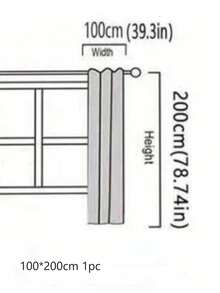 1/2片装 穿孔叶片简约现代绿色天鹅绒遮光隔热窗帘 - 墨綠色 - 查看 14