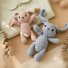 Giocattoli a sonagli intrecciati a mano, a forma di animali e multicolore, adatti per bambini da 0 a 3 anni, regalo commemorativo per neonati, regalo per festa di nascità, giocattoli interattivi - Multicolore - Visualizzare 2
