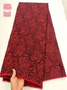 2026 Classic High Quality 3d Stereoscopic African Lace Fabric Gilding Brocade French Organza Lace Fabric For Nigerian Women Wedding Party 5 Yards/1 Yards - A - View 4