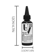 1瓶/60毫升/80克 [UV树脂] [透明UV固化树脂（硬质）] [水晶首饰制作套装] [快速固化] [快干] [高硬度] 低收缩UV环氧树脂，适用于手工制作、模具制作和涂层 - 小黑瓶 - 查看 7