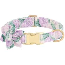 Nylon Flower Print Dog Collar, Suitable For Small, Medium And Large Dogs - Multicolor - View 13