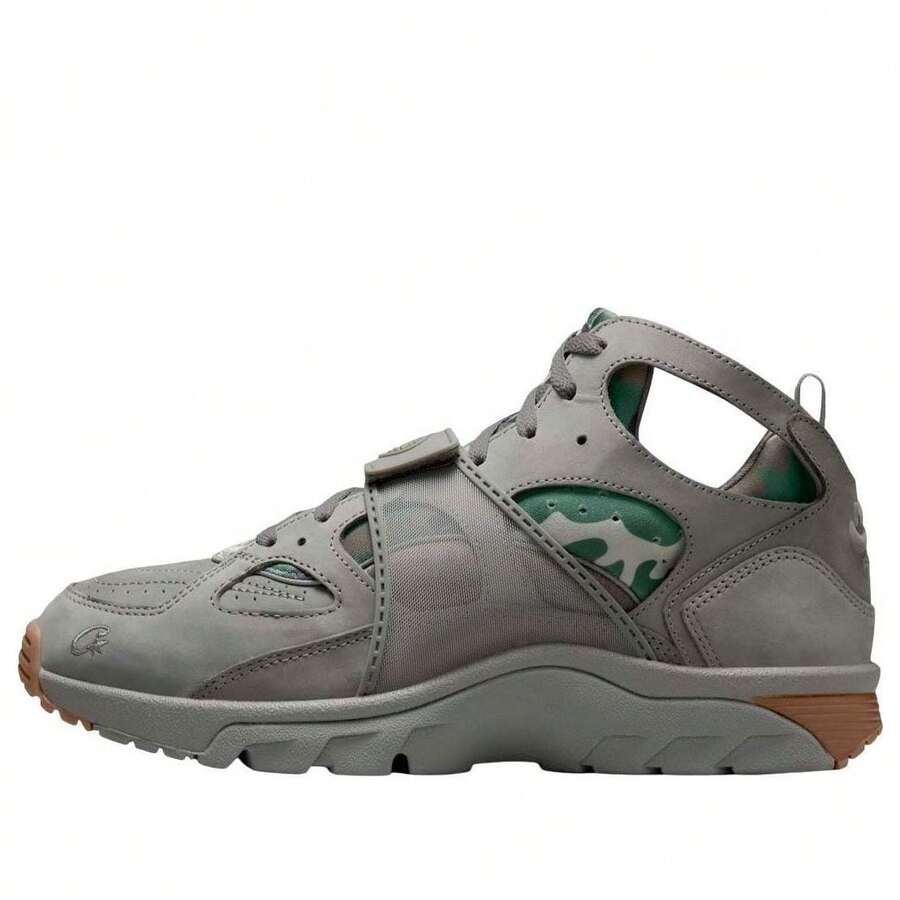 Nike X Corteiz Air Trainer Huarache 'Flat Pewter' - 灰色 - 查看 1