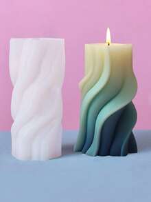 Wave Column DIY Handmade Fragrance Plaster Multifunctional Silicone Mold - Wave Column - View 1