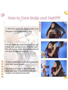 1-6 piezas Extensiones de cabello sintético con trenzas de mariposa, piezas de cabello trenzado con rizo suave - Óxido marrón - Ver 6