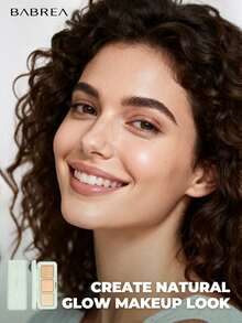 babrea 3-Color Concealer Palette, High Coverage, Waterproof, Natural Concealing, Suitable For Daily Makeup - Multicolor - View 9