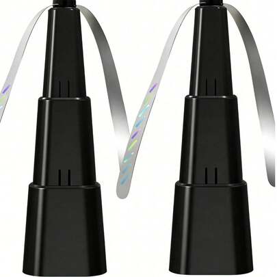 1 pieza Ventilador plegable repelente de moscas con acabado mate negro, Body retráctil de tres secciones (fácil de almacenar y transportar), aspas flexibles con puntos reflectantes holográficos (y no lastimará tus manos), a batería, silencioso, portátil y altamente efectivo contra insectos