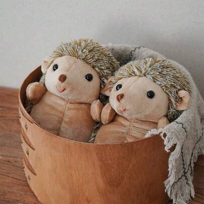 1PC Cute Hedgehog Plush Toy - Realistic Soft Stuffed Animal, Adorable Hedgehog Figurine For Kids, Perfect Gift For Boys & Girls, Home & Room Decorative Ornament