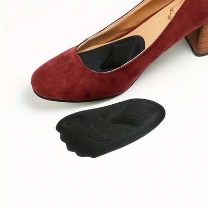 Shoe Size Adjuster Insoles, Women's Half Size Cushion Pads, Soft Leather Inserts For Loafers, High Heels, Square Toe Shoes To Prevent Pain