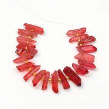 1pc Natural Crystal Beads Strand, DIY Natural Crystal Bracelet Necklace Earring Jewelry Making - A - View 25