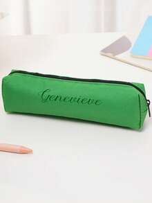 Japanese Style Minimalist Pencil Case, Large Capacity Student Pencil Pouch, Customizable - Multicolor - View 11