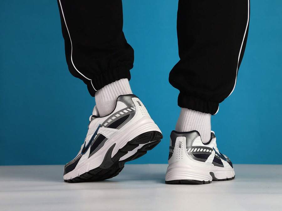 Nike Giày chạy bộ nam mới năm 2026, giày thể thao đế dày kiểu retro màu trắng và xanh thời trang, giày tập luyện cổ thấp nhẹ 394055-101 - 394055-101 - Xem 1