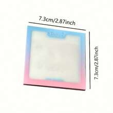 1 Set Clear Matte Sticky Notes | Waterproof Writable Memo Pad | Beautiful, Removable Sticky Notes Perfect For Journaling, Studying, Office Work, And Scrapbooking. A Must-Have For Stationery Lovers. - Multicolor - View 6