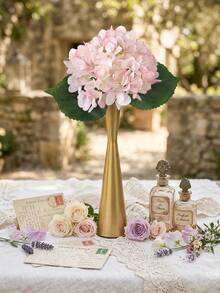 Nordic-Style Pink Hydrangea Artificial Stems – Premium Lifelike Faux Flowers For Home Styling, Ultra-Realistic Feel, Single Stem Green Hydrangea Requires No Maintenance, Ideal For Easter & Eid Al-Adha Table Arrangements. Perfect For Table Decor, Christmas Celebrations, Wedding Parties, Bridal Receptions, Outdoor Garden Decor, Ceremonies, Wedding Receptions, And Table Centerpieces. - Pink - View 9